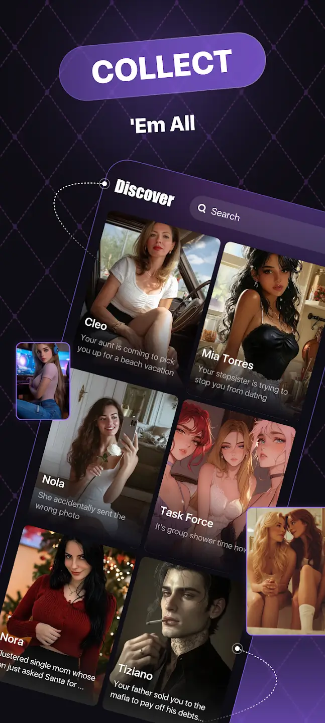 RosyTalk | Collect all your favorite AI companions
